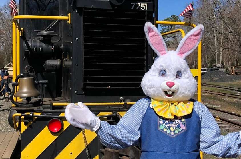 The Easter Bunny Express Returns to the Pine Creek Railroad